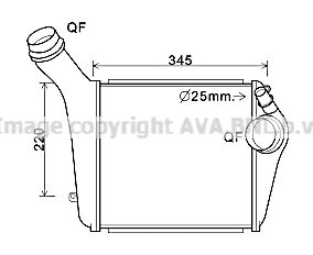 AVA QUALITY COOLING Kompressoriõhu radiaator PR4059